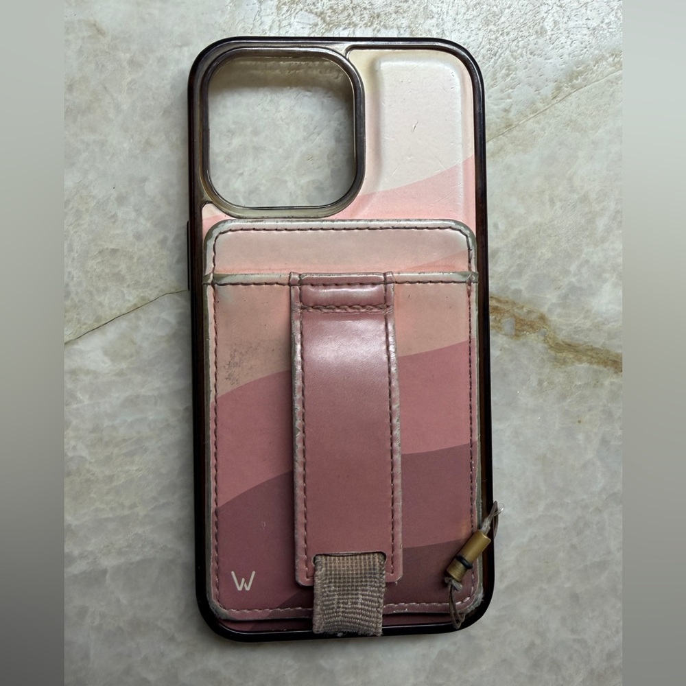 Walli Shades of Plum iPhone 13 Pro Case with magnetic wallet